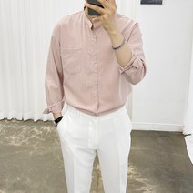 아도르클래식 크리스 린넨 9컬러 봄 가을 여름 차이나 카라 긴팔 셔츠