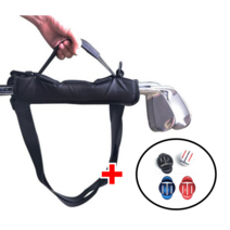 [라온] 골프클럽 미니 하프백 골프채 휴대용 가방 남성여성 공용, 오렌지