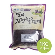 참쌀닷컴 장세순 발아 검정찰현미 4kg (1kg x 4봉)