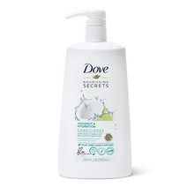 도브 Nourishing Secrets 건조한 헤어 컨디셔너 린스 코코넛수분 공급라임 향영양 딥 컨디셔너 린스 세럼 720.1g(25.4 oz)