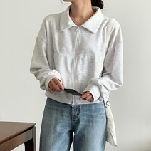 [쏭스타일] 싱글카라투웨이숏집업