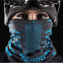 나루 겨울 혹한기용 X9L마스크 가장길고 두툼한 마스크, 카키