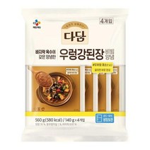 CJ 장 다담 우렁강된장양념 된장찌개 집된장 홈쿡 140g 4번들 1세트, 6세트