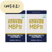 우디니 산양유단백질 유단백추출물 뼈엔 엠피비 MBP개입 600mg x 60개입 2개, 60개
