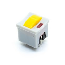 PB07-AY-1R0 사각 푸쉬 버튼 스위치 PUSH BUTTON PCB, 락(신호 유지)