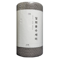 뜯어쓰는 888 일회용 수세미 주방용 다용도 60매, 그레이