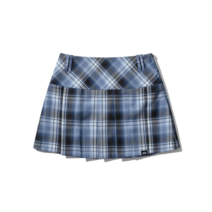 OIOI 오아이오아이 PLAID PLEATS MINI SKIRT NAVY CHECK