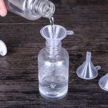 PKFARM 10P세트 다용도 소분용 미니 깔대기 소스 오일 깔때기, 10P, 투명