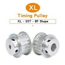모터풀리 벨트 xl 20t 보어 66 358101212 714151617181920mm 합금 톱니 이빨 피치 5 08mm xl 고무 벨트 용, 20mm, 16mm, 1개
