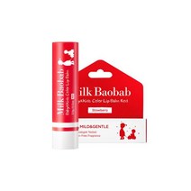 아기앤키즈 컬러 립밤 레드 3.5g 1개 딸기향, 베이비앤키즈 컬러 립밤 레드 3.