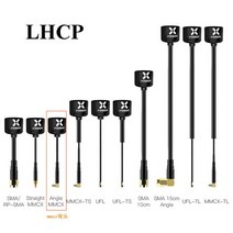 드론 부속품 1PC Foxeer Lollipop 4 V4 2.6dBi 이득 FPV 안테나 LHCP RHCP VTX 고글 DIY 부품, [15] L Black Angle MMCX