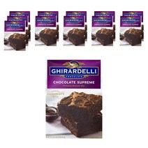 기라델리 프리미엄 브라우니 믹스 초콜릿 슈프림, 12개, 531g