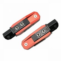 후면 발판 스즈키 GSXR600/750 GSXR1300 하야부사용 풋페그 페달 패드, Red