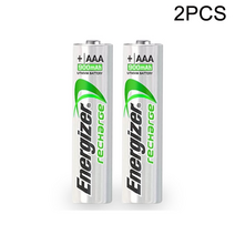원래 energizer aaa 1.2v ni-mh 충전식 배터리 손전등 면도기 마우스 카메라 장난감 900mah nimh 사전 충전 배터리, 2개
