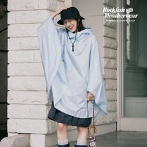 락피쉬 웨더웨어 ROCKFISH WEATHERWEAR PACKABLE RAIN PONCHO - 5color