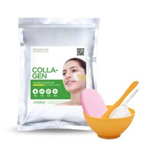 린제이 콜라겐 듬뿍 모델링팩 피부관리샵 사용 1kg+팩도구세트, 1개