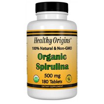 헬시오리진 오가닉 스피루리나 유기농 500mg 180캡슐, 1개