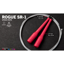 [미국]ROGUE SR-1 베어링 스피드 로프 줄넘기, Black