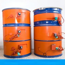드럼히터 드럼밴드 히터 200l 전기 오일 실리콘 가열 벨트 실리콘 밴드 실리콘 고무 오일 가스 탱크 금속 배럴, 200리터 1740x250 2000w
