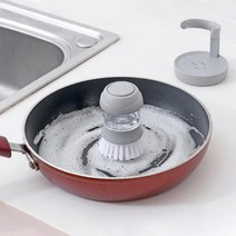 vksek 올인원 자동 세제 펌프 세척솔 브러쉬 수세미 설거지 만들기 그리들 버블리 일회용 천연, @상품선택@, @상품선택@