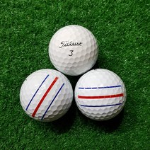 로스트볼 삼선인쇄 타이틀리스트 ProV1 Prov1x S급 30알 골프공, 타이틀 3피스 S급 20알