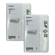 이케아 베개커버 드발라 50x80cm 2입 화이트 2개