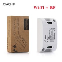 리모컨 찾기 호환 QIACHIP-투야 스마트 라이프 앱 스위치 조명 와이파이 + RF 무선 제어 스위치 1 2 3 갱, 04 1 Receiver Only