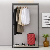 틸란드 철제드레스장 1200 긴옷 행거장 연예인옷장, 멀바우