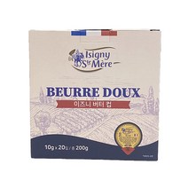 이즈니 냉장 무염버터 10g x 20입 포션버터 200g, 1개
