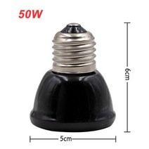 육추기 원적외선 애완 동물 난방 램프 세라믹 전구, Mini lamp 50W