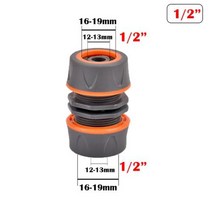 자동 관수장치 물주기 미니스프링쿨러 12 34 1 인치 정원 호스 퀵 커넥터 파이프 커플러 정지 물 연결 322016mm 수리 조인트 관개 시스템 어댑터, J