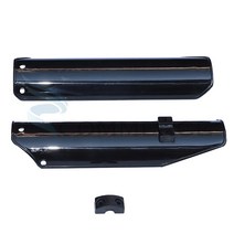 바이크 충돌 패드 방지 오토바이 프론트 포크 프로텍터 커버 crf 50 crf70 klx110 bse kayo 110cc 125cc 140cc 150cc 160cc 먼지 핏 용, 없음