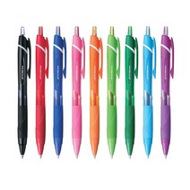 제트스트림 단색 유성 볼펜 0.7 sxn150 0.7, 8개, 퍼플