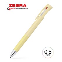 BLEN 제브라 블렌 스모키 파스텔 컬러 3색 볼펜 0.5mm 0.7mm 1개, 설퍼 옐로우 0.5 (B3AS88)