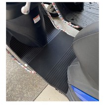 스즈키 어드레스125 고무 발판 패드, 블랙(워시드무늬), 1개