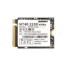 타무즈 M740 M.2 2230 NVMe (512GB)/스팀덱 SSD/서피스 지원/로그엘라이 호환/ROG ALLY/SSD/정품 판매점/R/AS 3년, 선택없음, 선택1