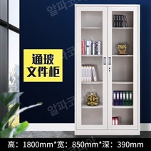 스탠딩 유리창 사무용 철제 캐비넷, 1.0mm, E