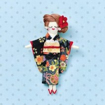 바느질이필요없는 수제인형만들기 DIY키트 가방에거는인형 한글설명서 인형 키링 키홀더 일본제 파나미사 NB-25