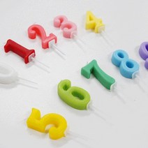 숫자초 1곽10개 높이70mm, 상세설명 참조, 숫자초2번