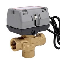솔레노이드밸브 알루미늄파이프 흑관파이프 솔밸브 1 하니웰 전동 방향 밸브 황동 팬 코일, 1