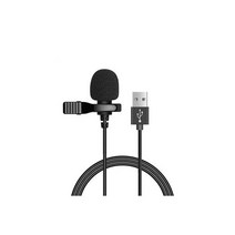 클립 마이크 asmr 휴대용 소형 3.5mm 핸즈프리 코드 라인 전 방향 미니 노트북 PC 휴대폰용 1.5m 와이어, 03.USB