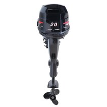 선외기 Hangka 2 스트로크 HP 장거리 동력 보트 엔진 선외 모터, 02 Electric Short Shaft