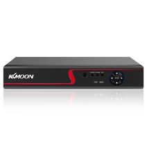 CACAGOO DVR 4 채널 아날로그 동축 1080P HD 감시 호스트 영국 규칙, 검정