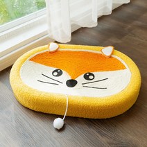 고양이 활주로 검마 고양이 잡판 검마끈 내마모성 고양이집 매트 아기 고양이 인형 고양이 애완 고양이, 귀여운 여우, 일반