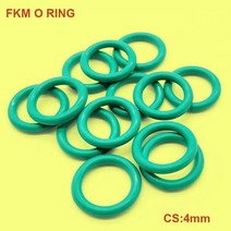 O-링고무키트CS 4mm O 링 불소 고무 오일 실 와셔 가스켓 FKM 씰링, 133 OD 285mm (1Pcs)_01 4mm