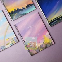 즐거운 쇼핑 되세요~아이비스 연습장 (오늘하루) 그림 무지 필기 노트~오늘도 멋진하루, 무지개