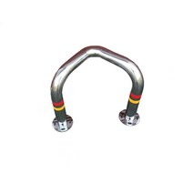 스텐코너가드: 101-H900-600-600매립식 로켓트이동형 회색 U자형 삼각볼라드 우레탄 전선보호대 전선보호 과속방지턱 코너보호대 접착식