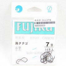 후지쿠 다나고 민물낚시바늘 유미늘 붕어바늘 채비, 6호