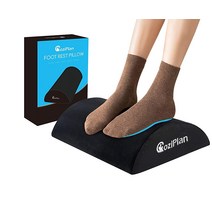 CoziPlan 책상 밑 발 받침대 메모리 폼 인체 공학적 발판 사무실 의자 게임 컴퓨터 의자용