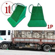 대형 화물차 고임목 버스 트럭 바퀴 버팀목 받침목, 단품